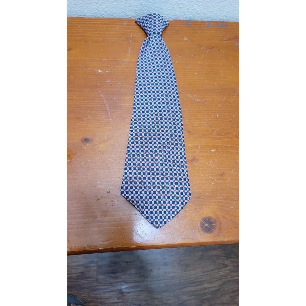 Ties Checkered‎ Pattern Polyester Clip It